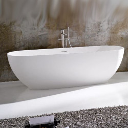 Pillar AET ванна отдельностоящая овальная 155 или 170 см, белая или черная