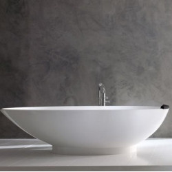 Napoli Victoria+Albert дизайнерская ванна капля из искусственного камня свободностоящая овальная 190х85 см В НАЛИЧИИ
