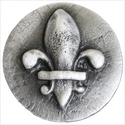 Metal Fleur-de-leis Linkasink донный клапан "королевская лилия" (геральдическая бурбонская) для раковины 