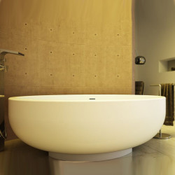 Gold Dimasi ванна из минерального литья круглая свободностоящая 150 см