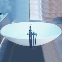 Turquoise Dimasi ванна овальная свободностоящая 180х80см, белая матовая