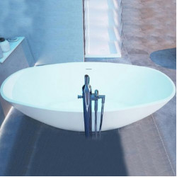 Turquoise Dimasi ванна овальная свободностоящая 180х80см, белая матовая