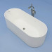 Flaminia Oval ванна из минерального литья свободностоящая 170 x 70 x h 53 см, белая, черная или цветная