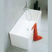 Wash Flaminia отдельностоящая ванна 150 или 170 см из минерального литья, белая, черная или цветная