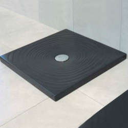 Water Drop Flaminia квадратный душевой поддон керамический 80х80 или 90х72 см, черный или цветной