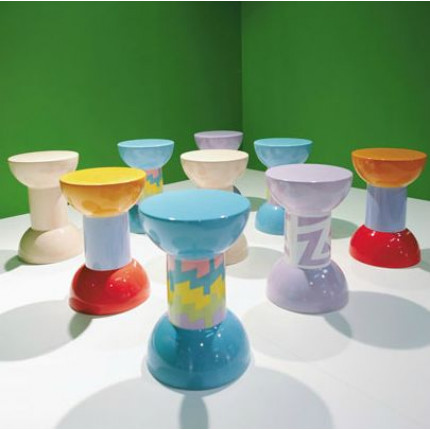 Rocchetto Flaminia стул из керамики с декором