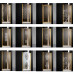 Gold Vismaravetro душевая кабина / ограждение классика в нишу от 158 до 220 см, профиль хром золото бронза черный медь, стекло прозрачное или с декором серое бронзовое