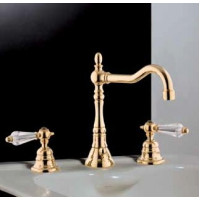 Herend CHIC Carlo Frattini смеситель, ручки хрусталь сваровски, финиш хром, золото, никель мат, бронза