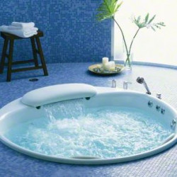 Riverbath Kohler встраиваемая ванна круглая 170 и 190 см со спа гидромассажем