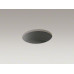 Verticyl Kohler раковина овальная встраиваемая под столешницу 48х40х16см керамика белая серая черная