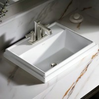 Tresham Kohler раковина 554х421 мм встраиваемая сверху, классика, белый K-2991