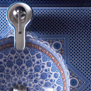 Marrakesh Kohler керамическая столешница с ближневосточным (марокканским) рисунком