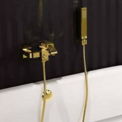 X-Sense Newform смеситель для ванны настенный со сваровски (или без), современный, хром, золото