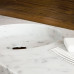 Round Tailor Neutra мраморная консольная столешница с раковиной с размерами на заказ, макс длина 240 см