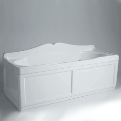 Simas ванна пристенная прямоугольная классика с внешними панелями 170х70