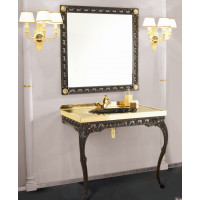 CNS16/AV Terme Firenze консоль для ванной классика, Золото, Хром