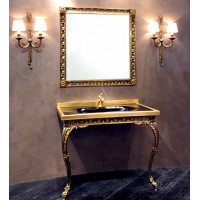 CNS16/OB Terme Firenze консоль для ванной классика, Золото, Хром