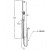 BK152 Ручной душ двухфункциональный в комплектесо скользящим держателем и настенным выпуском Antonio Lupi +79 895 руб.