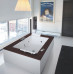 SENSE DUAL Novellini ванна прямоугольная 193х140 см с внешними панелями под дерево, гидромассаж опционально