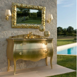 LUXURY 01 Комплект мебели L142 см, отделка Золотая фольга Etrusca