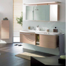Композиция №5 Sinea комплект мебели для ванной комнаты Burgbad
