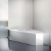 Look Makro ванна акриловая угловая на подиуме под внешнюю столешницу (отделку) с аэромассажем 150х150 см