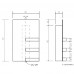Rectangle & shelves MG12 дизайнерский электрический полотенцесушитель прямоугольный с полочками