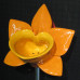 Orange Orchid Urinal писсуар оранжевая орхидея Clark Made