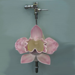 Pink Orchid Urinal писсуар розовая орхидея Clark Made