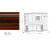 Комплект мебели для ванной комнаты I L BORGO №18 цвет Орех.(отделки Хром, Золото, Бронза) +599 450 руб.