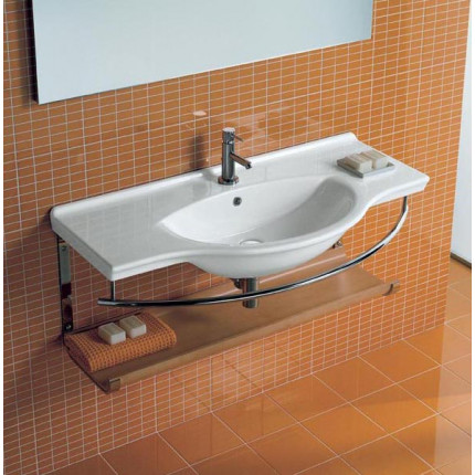 Sophie Hatria керамические раковина подвесная 56х45 | 105х49.5 см