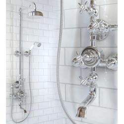 Royale Herbeau премиум ретро термостатическая колонна для ванны/душа с верхним и ручным душем
