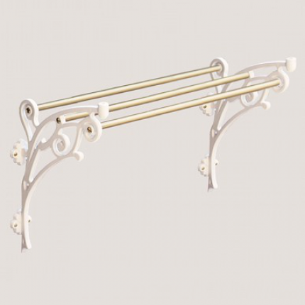 Herbeau Art Nouveau полочка в стиле арт нуво 60х22 см, хром, никель, бронза, латунь, золото