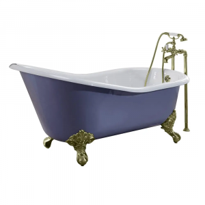 Ritz Slipper Bath чугунная ретро ванна на лапах 170х73 или 154х74 см, белая В НАЛИЧИИ