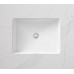 PERFECT Kallista встраиваемая прямоугольная раковина премиум 50х40см, классика, белая, санфарфор