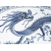 Kohler Imperial Blue раковина овальная встраиваемая с рисунком синий дракон