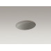 Devonshire Kohler премиум раковина 45х37 и  50х40см встраиваемая овальная под столешницу, классика, цвет белый, бисквит, серый, черный