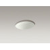 Devonshire Kohler премиум раковина 45х37 и  50х40см встраиваемая овальная под столешницу, классика, цвет белый, бисквит, серый, черный