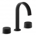 Components Kohler дорогой смеситель лофт для раковины черный на 3 отверстия с высоким изливом