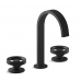 Components Kohler дорогой смеситель лофт для раковины черный на 3 отверстия с высоким изливом