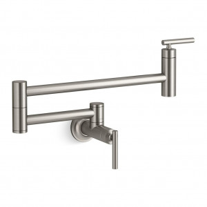 Purist pot filler кран для налива воды над плитой Kohler матовая сталь шлиф (нержавейка) K-35745-VS