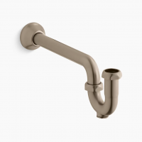 Kohler K-9018 cифон S-образный для раковины матовая бронза Brushed Bronze Warm В НАЛИЧИИ