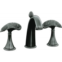 Finial Avian смеситель для раковины на 3 отверстия в стиле модерн ар-деко K-610-6B-KB Kohler