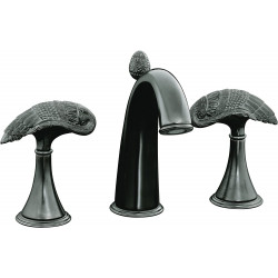 Finial Avian смеситель для раковины на 3 отверстия в стиле модерн ар-деко K-610-6B-KB Kohler