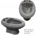 Kohler Revival (комплект) американский унитаз премиум (выпуск в пол) санфарфор и напольное биде, цвет темно-серый В НАЛИЧИИ