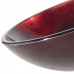 Kraus раковина дизайнерская чаша стекло накладная круглая красная 42 см