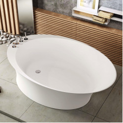 Hellen Mastella дизайнерская отдельностоящая овальная ванна 180х120 см, белая матовая, черная, или окрашенная снаружи RAL