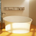 Evoque Dimasi ванна круглая свободностоящая из минерального литья, белая матовая, 160 см