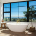 Elise MTI Bath дизайнерская ванна овальная отдельностоящая со скульптурными формами 165 или 180 см