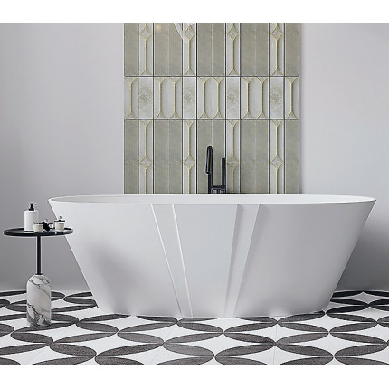 Magda MTI Bath ванна свободностоящая из искусственного камня современная в стиле ар-деко 166х90 см Magda MTI Bath ванна свободностоящая из искусственного камня современная в стиле ар-деко 166х90 см